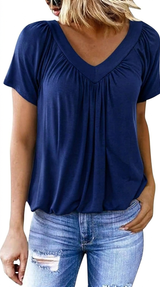 LENA | Das Shirt, das locker fällt – Marineblau