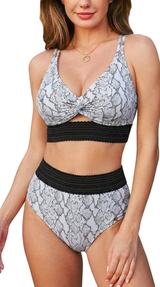 ALINA | Dein eleganter Bauch-Weg-Bikini – Weiß