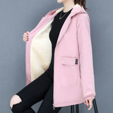 Kaleia – lässige kapuzenjacke für damen – Rosa