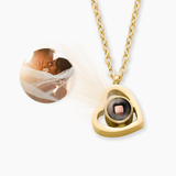 Fotohalskette Personalisieren mit eigenem Bild – Gold