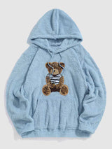 Teddy - wärmerer winter-hoodie – Blau