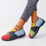 Nerry - Farbe Patch Schuhe – Grün