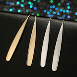 Vintage Ohrringe aus Silber und Gold – Gold