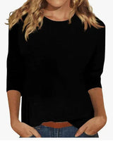 Stella – Klassisches Damen T-Shirt – Schwarz