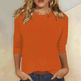 Stella – Klassisches Damen T-Shirt – Orange