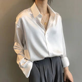 Scarlett | Kragen Durchgeknöpft Bluse – Weiß