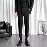 Herren-Hose mit schmaler passform | geradliniger sti – Schwarz