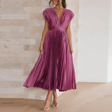 Amara Yazmin - Plisseekleid – Lila