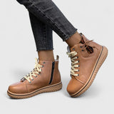 Nyrah | Orthopedic Boots – Hellbraun
