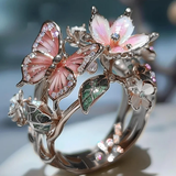 Vintage Goldene Prifddinas Blumenring – Silber