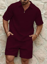 Ulrich | 2-teiliges Set für Herren – Rot