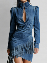 Maliana – Jeans Minikleid – Blau