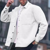 Gesteppte Hemdjacke mit Knöpfen | Ideal für entspannte Tage – Weiß