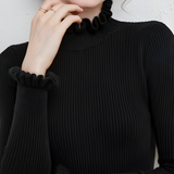 Cherry | Modischer und müheloser Winterpullover – Schwarz