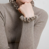 Cherry | Modischer und müheloser Winterpullover – Khaki