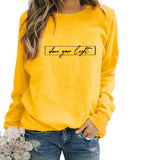 Mischa - Baumwoll-Sweatshirt – Gelb