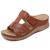 Toby | Sandalen Comfort Step – Braun