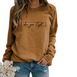 Mischa - Baumwoll-Sweatshirt – Braun