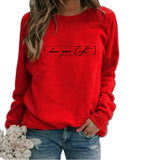 Mischa - Baumwoll-Sweatshirt – Rot