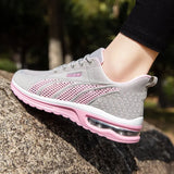 Waltraud | Damen Laufschuhe Mesh Atmungsaktiv Luftpolster – Laufschuhe Mesh 2026 – Grau