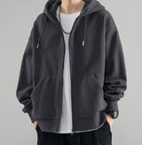 Sjoerd – trendiger herren-hoodie – Dunkelgrau
