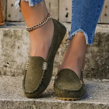 Damen Halbschuhe mit Easy-On-Schnitt | Ideal für den täglichen Gebrauch – Armeegrün