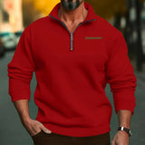 Kuscheliger Fleecepullover | Ideal für entspannte Tage – Rot