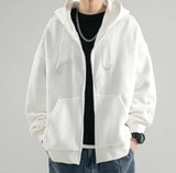 Sjoerd – trendiger herren-hoodie – Weiß
