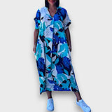 Taisia – Lässiges Kleid mit Charakter – Blau