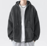 Stef – lässiger herren-hoodie – Grau