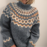 Olivia | Gemütlicher Rollkragenpullover – Grau