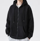 Stef – lässiger herren-hoodie – Schwarz