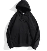 Stephan – lässiger herrenhoodie – Schwarz