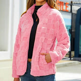 Kuschelige und warme Fleecejacke | Ideal für alle Jahreszeiten – Rosa
