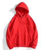 Stephan – lässiger herrenhoodie – Rot
