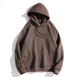Stephan – lässiger herrenhoodie – Braun