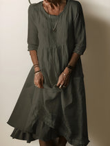 Zaria - Softtouch-Maxikleid – Grün