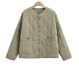 Zara™ - Vintage Steppjacke – Olivgrün