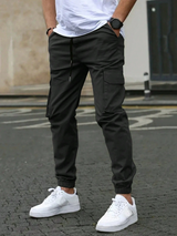 DAVIDE | HERREN CARGO JOGGERHOSE – Schwarz