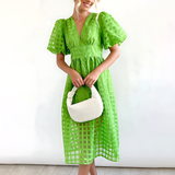 Julia - Elegantes Sommerkleid – Grun
