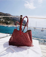 Moderne und Stilvolle Schultertasche - Mila – Rot
