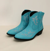 Bestickte Cowboystiefel für Damen | Sommer – Grün