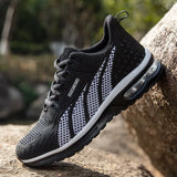 Waltraud | Damen Laufschuhe Mesh Atmungsaktiv Luftpolster – Laufschuhe Mesh 2026 – Schwarz