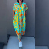 Bastiana – Elegantes Blumen Kleid – Gelb