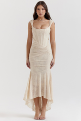 Carisia | Maxi Dress – Creme
