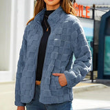 Kuschelige und warme Fleecejacke | Ideal für alle Jahreszeiten – Blau