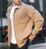 Gesteppte Hemdjacke mit Knöpfen | Ideal für entspannte Tage – Braun