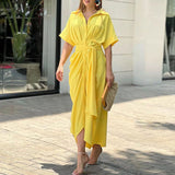 Yasmina | Das neue modische Sommerkleid – Gelb
