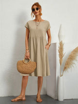 Margo | Taschen Kleid – Khaki