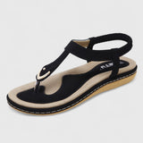 Stefania | Elegante Alltags-Sandalen – Schwarz
